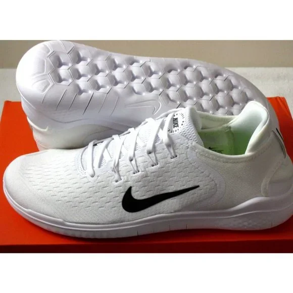 Nike | Shoes | Nike Mens Free Rn 28 Running Shoes White Black